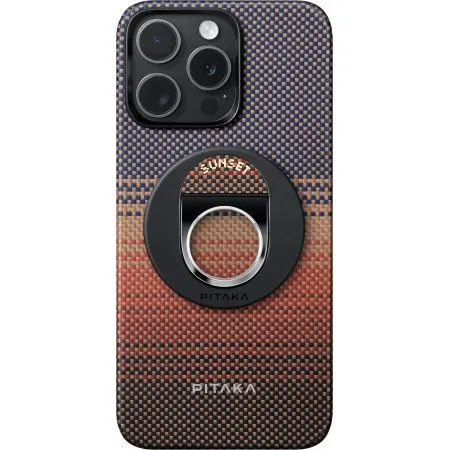 Чехол Pitaka Tactile Woven Case Grip для iPhone 16 Pro Max, Sunset